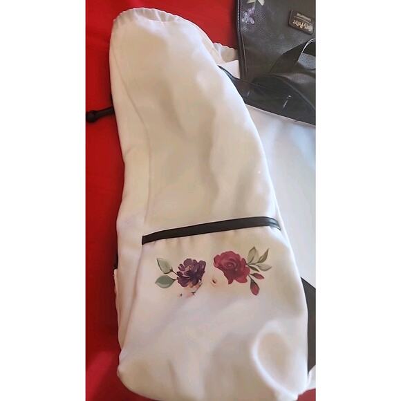 Harry Potter Loungefly Deathly Hallows Backpack Slouch Floral - Picture 6 of 12